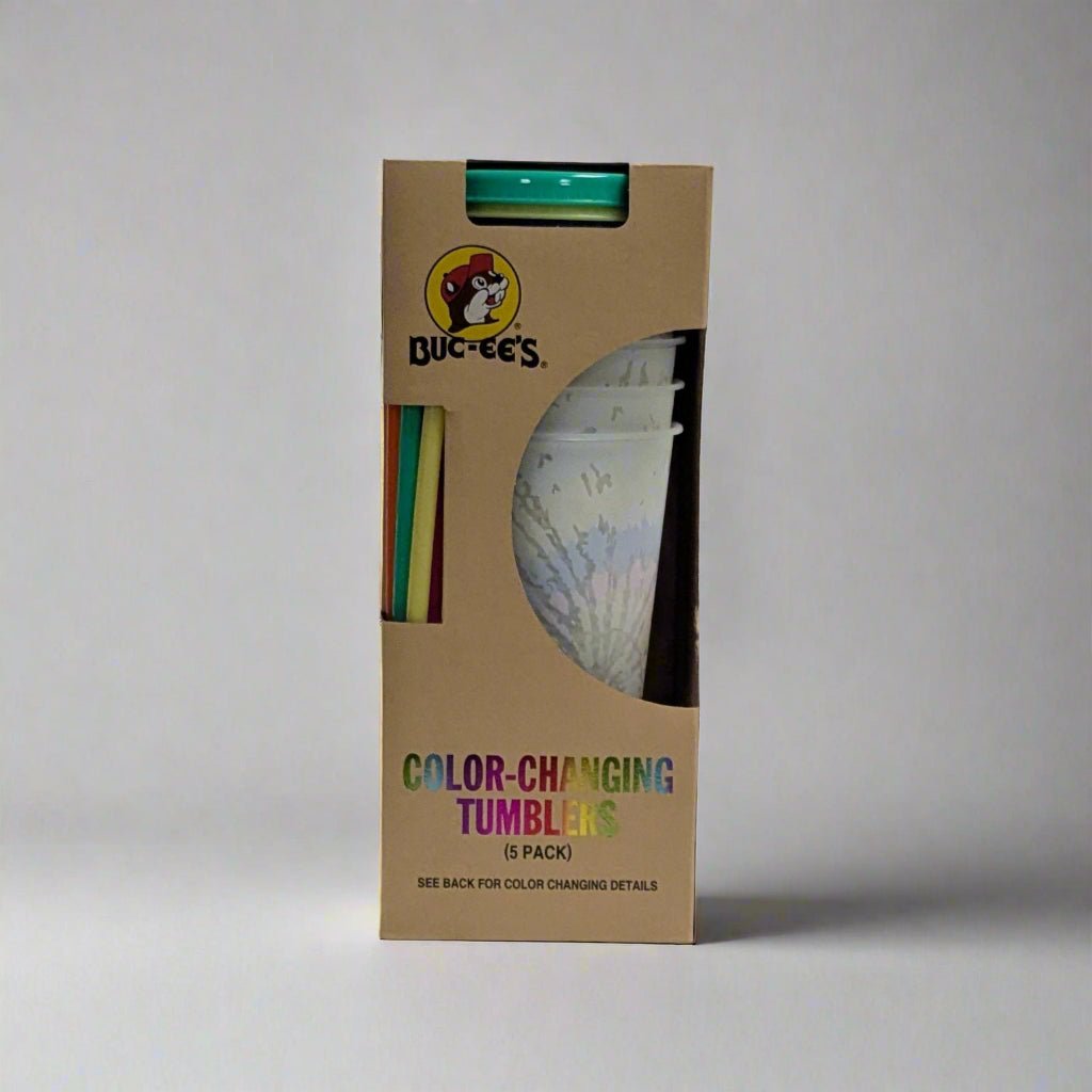 Buc-ee's tie dye color changing tumblers