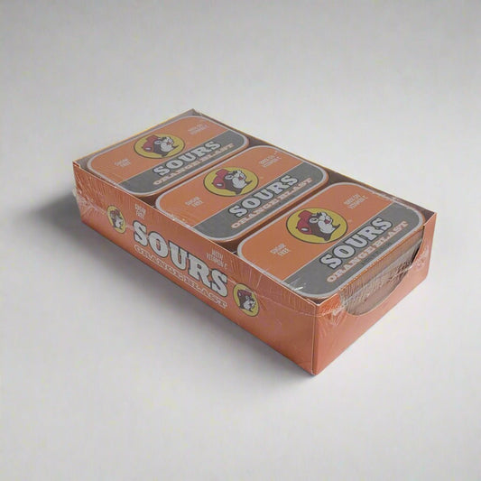 Buc-ee's sour orange blast mint case