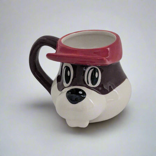 Buc-ee's 3d face mug