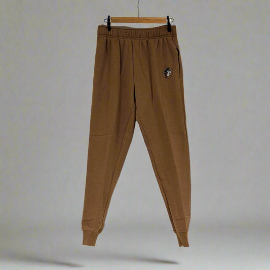 Buc-ee's brown jogger pants