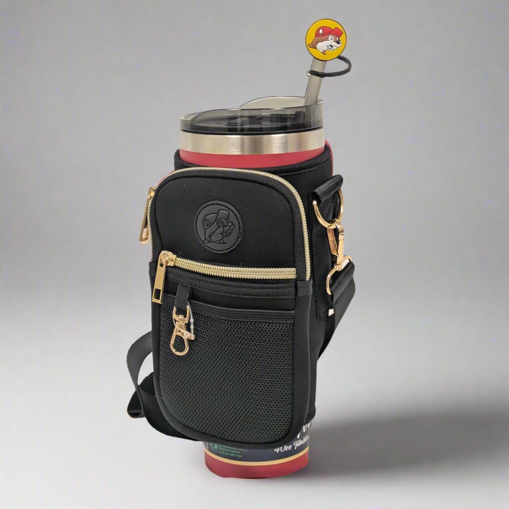 Buc-ee's crossbody tumbler bag