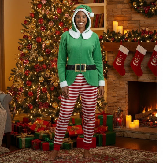Buc-ee's elf christmas onesie