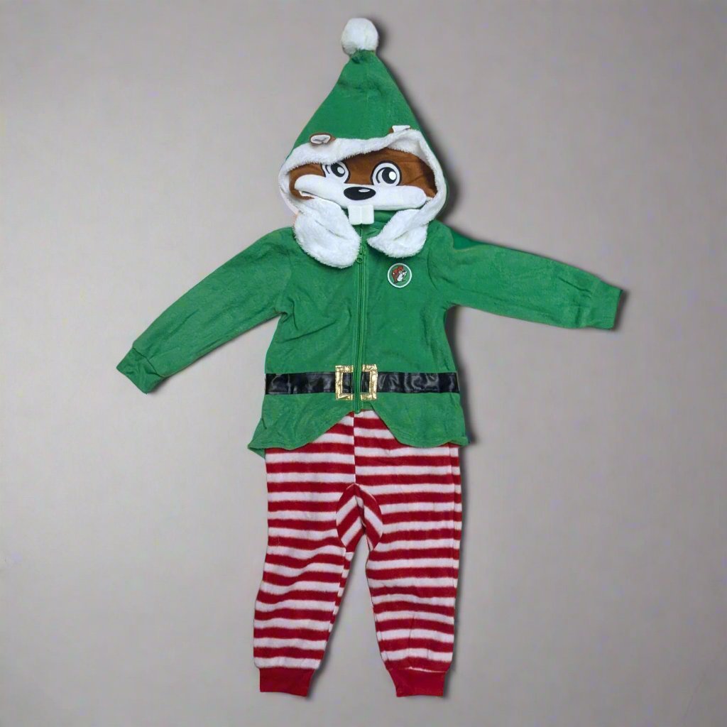 Buc-ee's elf christmas onesie