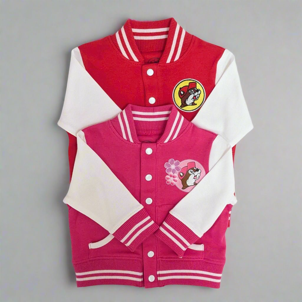 Buc-ee's infanttoddler varsity jacket