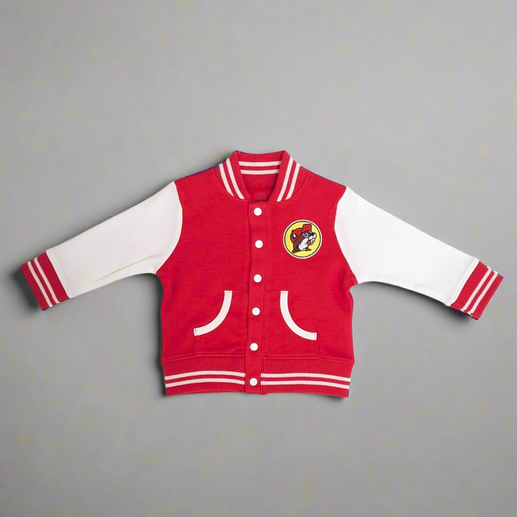 Buc-ee's infanttoddler varsity jacket