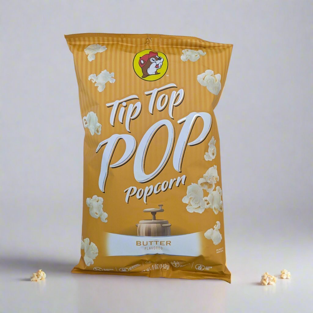 Buc-ee's tip top popcorn