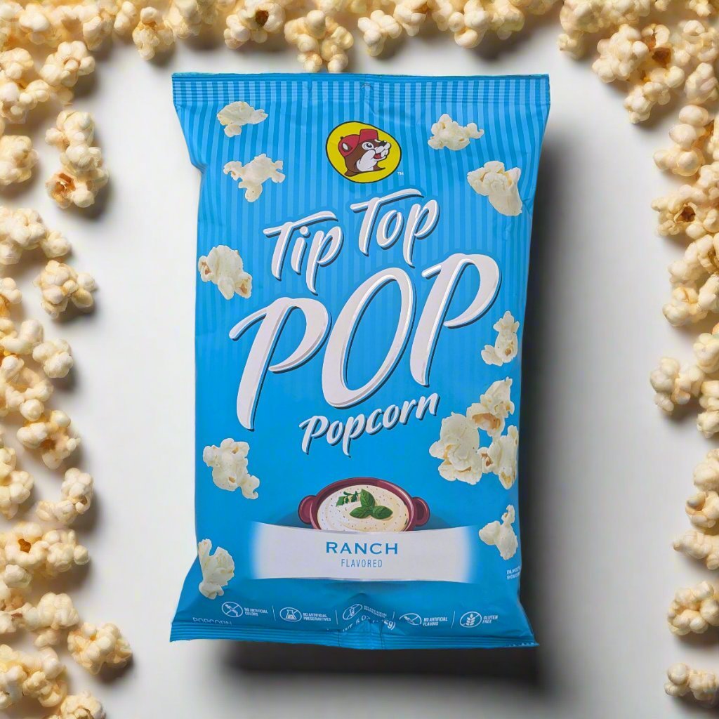 Buc-ee's tip top popcorn