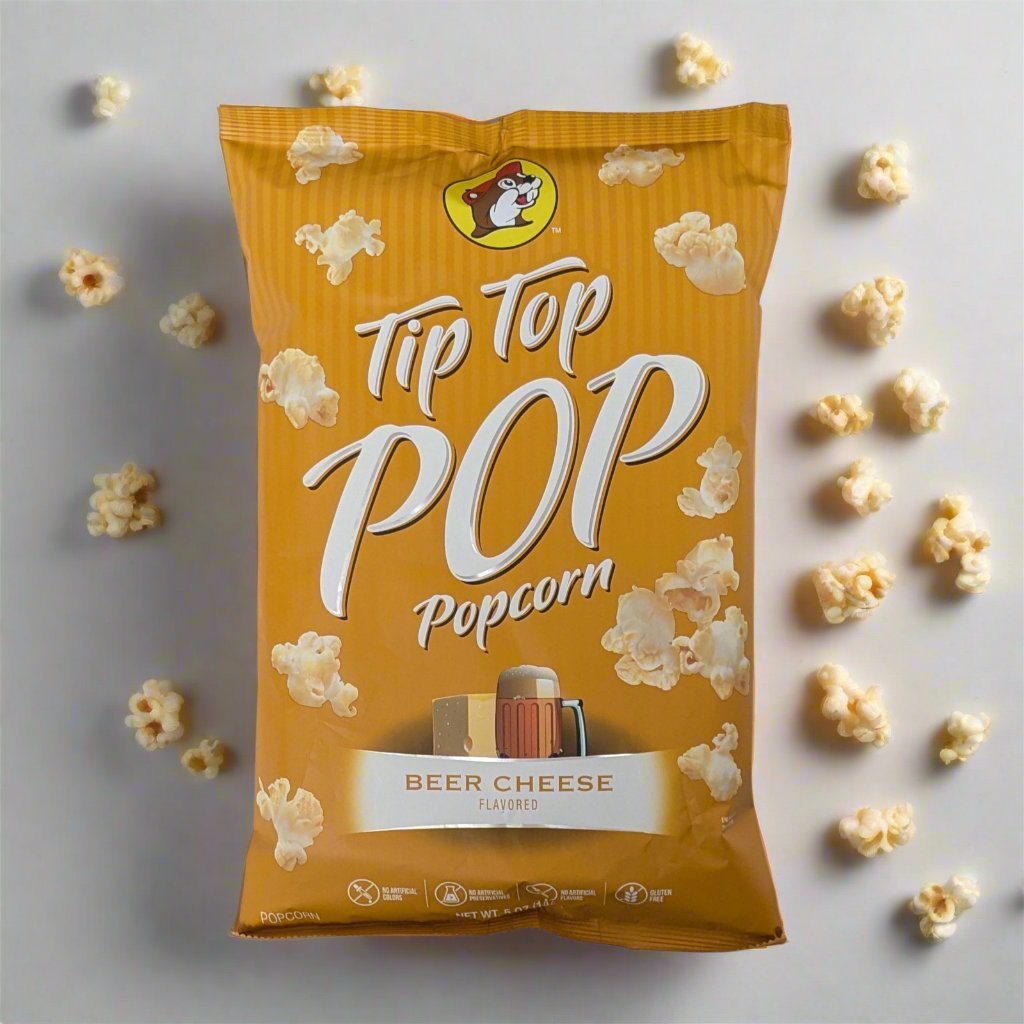Buc-ee's tip top popcorn