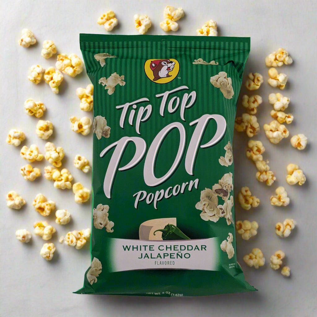 Buc-ee's tip top popcorn