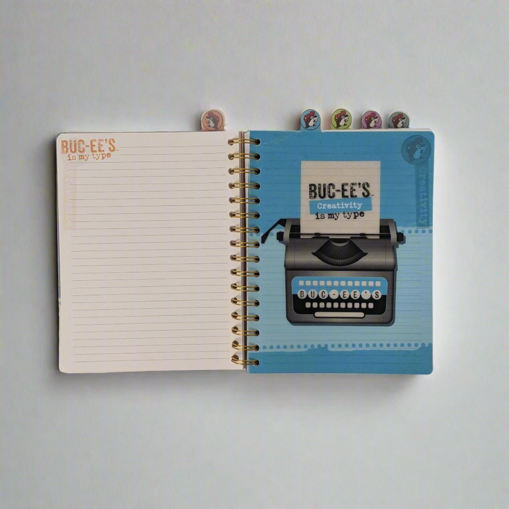 Buc-ee's spiral bound notebook journal