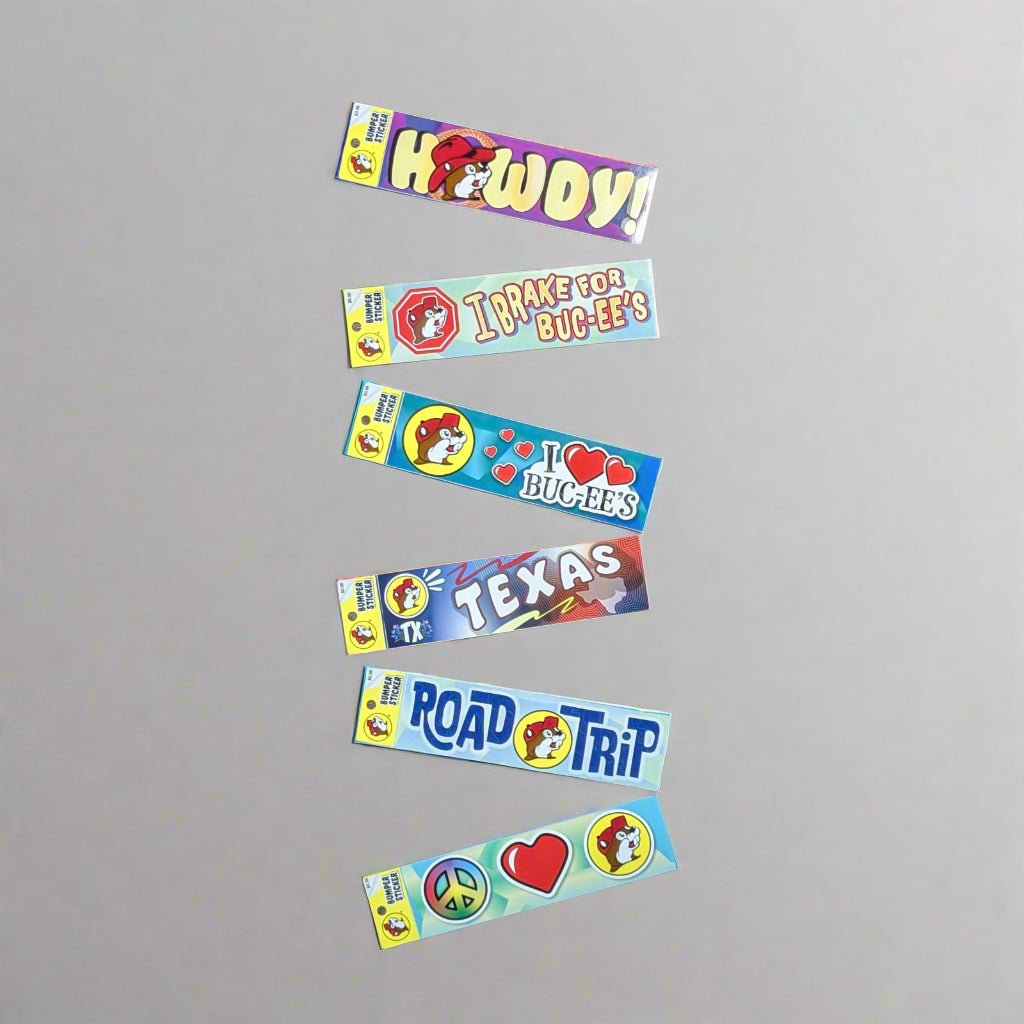 Buc-ee's bumper stickers