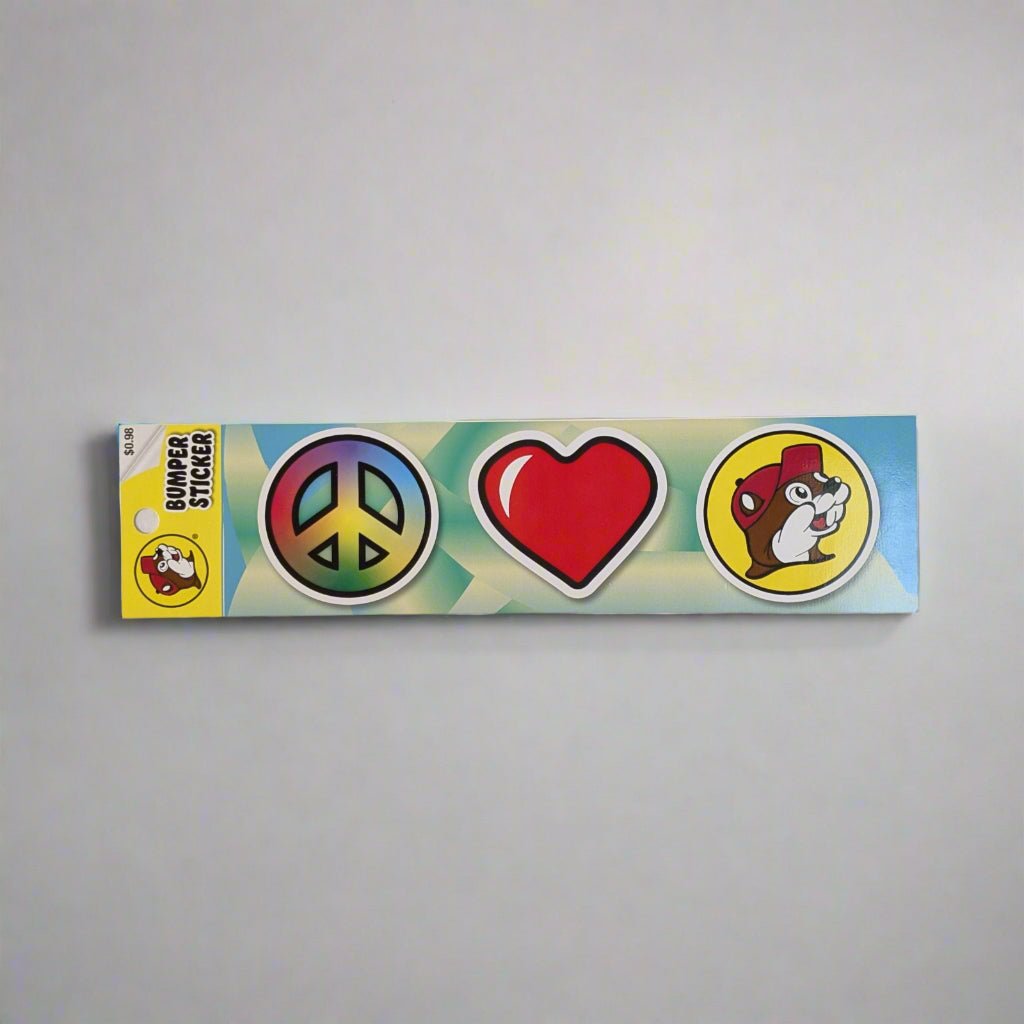 Buc-ee's bumper stickers