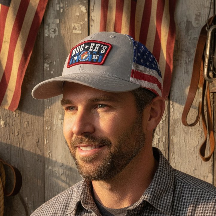 Buc-ee's america trucker hat
