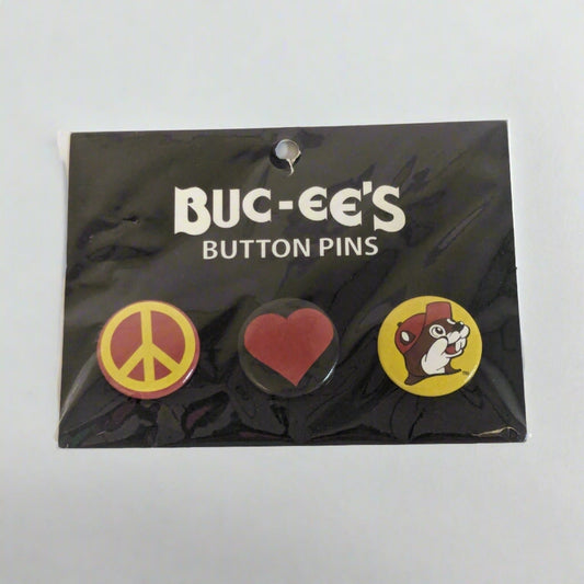 Buc-ee's button pins
