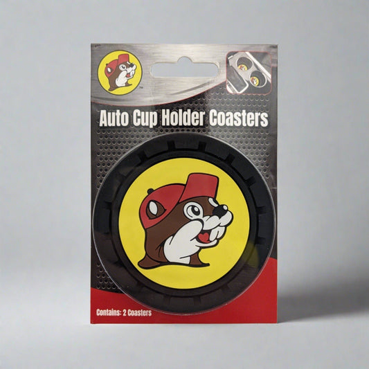 Buc-ee's cup holder coasters