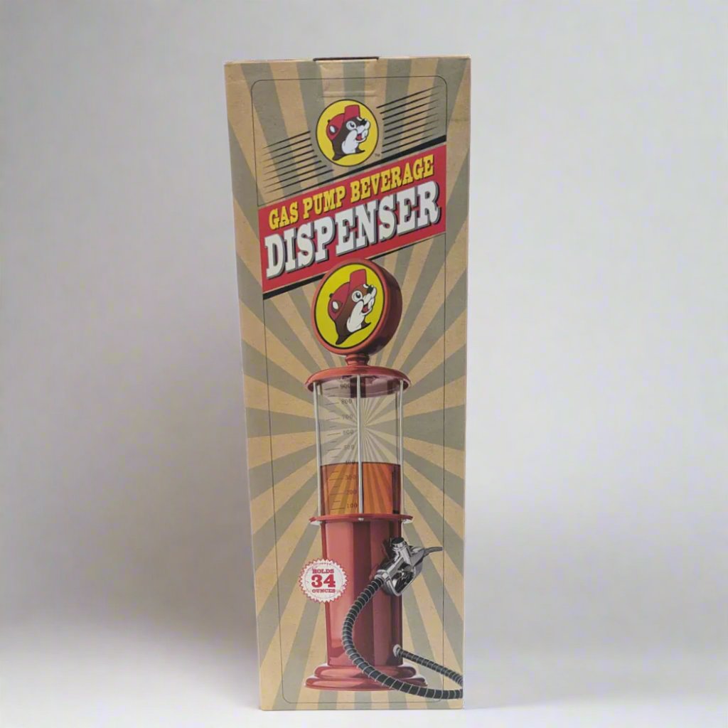 Buc-ee's gas pump beverage dispenser