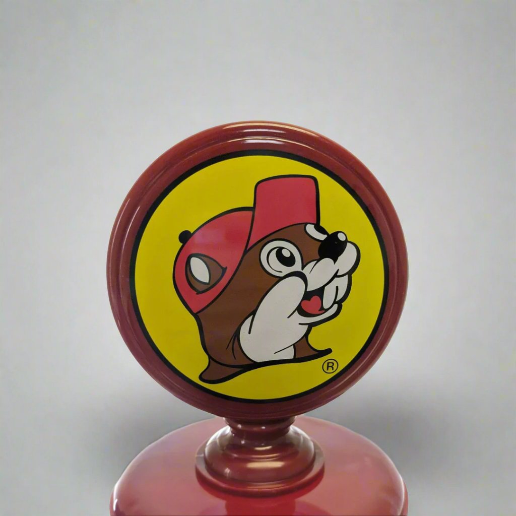 Buc-ee's gas pump beverage dispenser