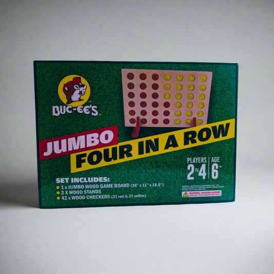 Buc-ee's jumbo 4 in a row game set