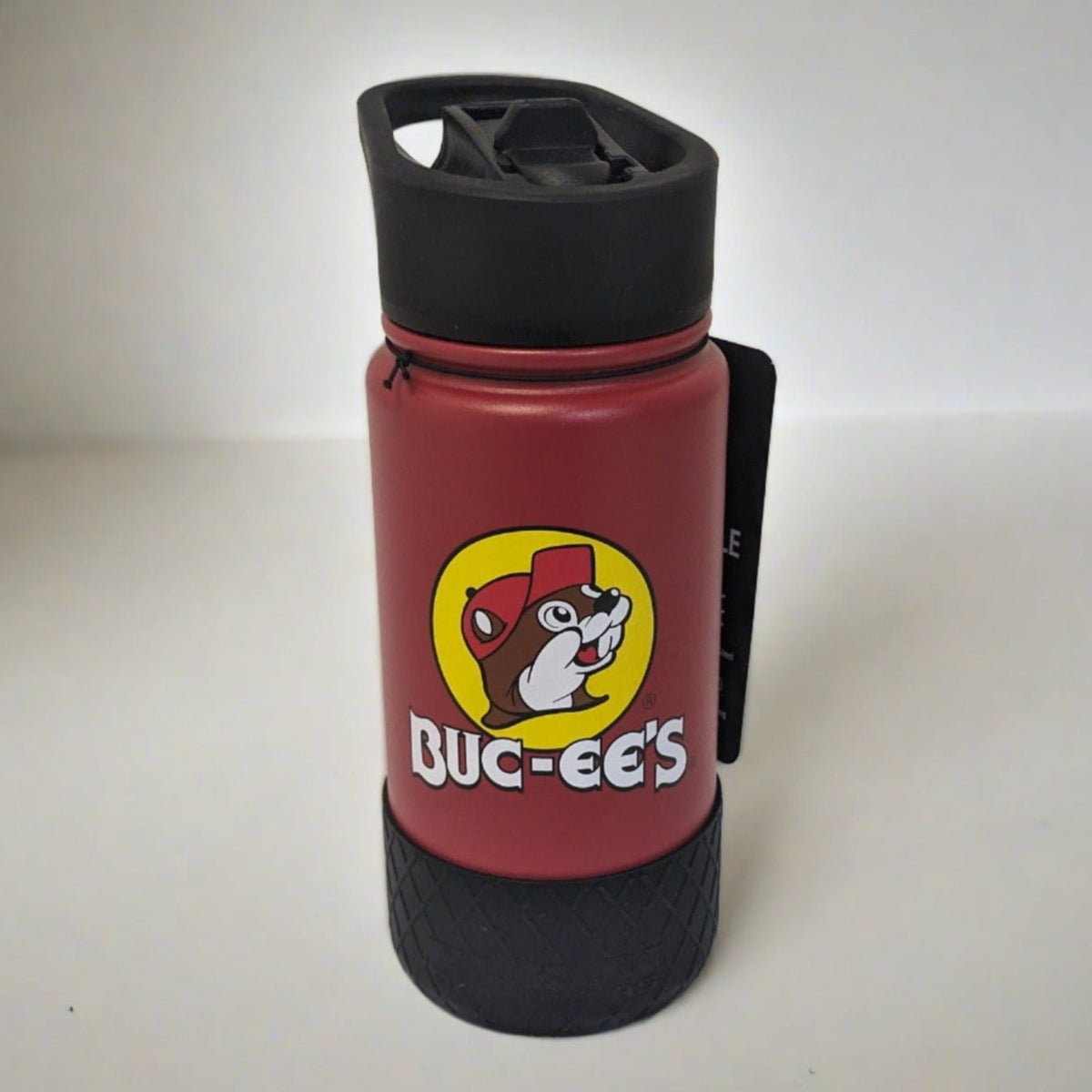 Buc-ee's kids water bottle w flip up spout