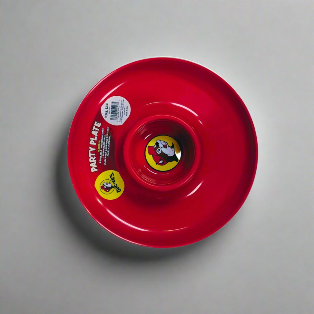 Buc-ee's plastic plate