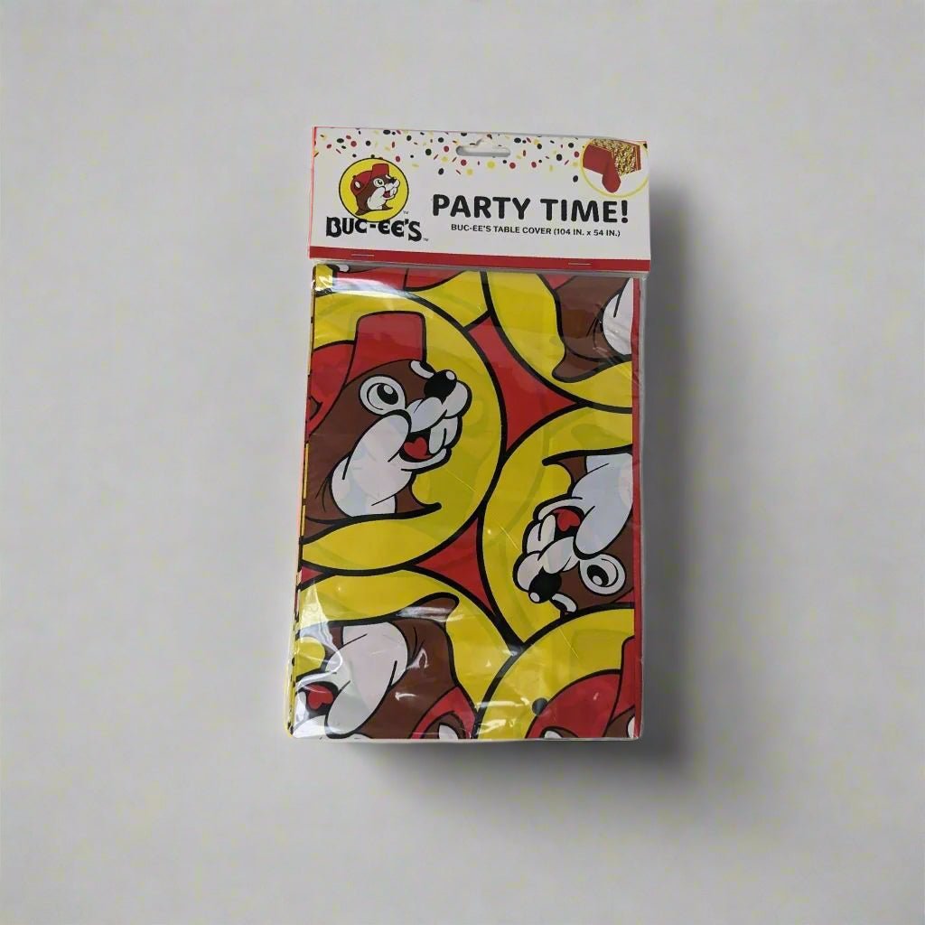Buc-ee's party table cover