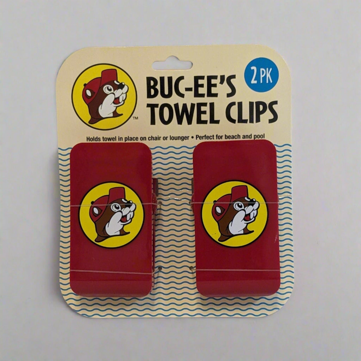 Buc-ee's towel clips 2 pack