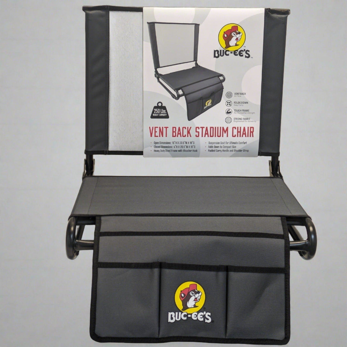 Buc-ee's vent back stadium chair