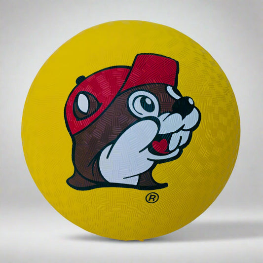 Buc-ee's outdoor rubber yellow dodgeball