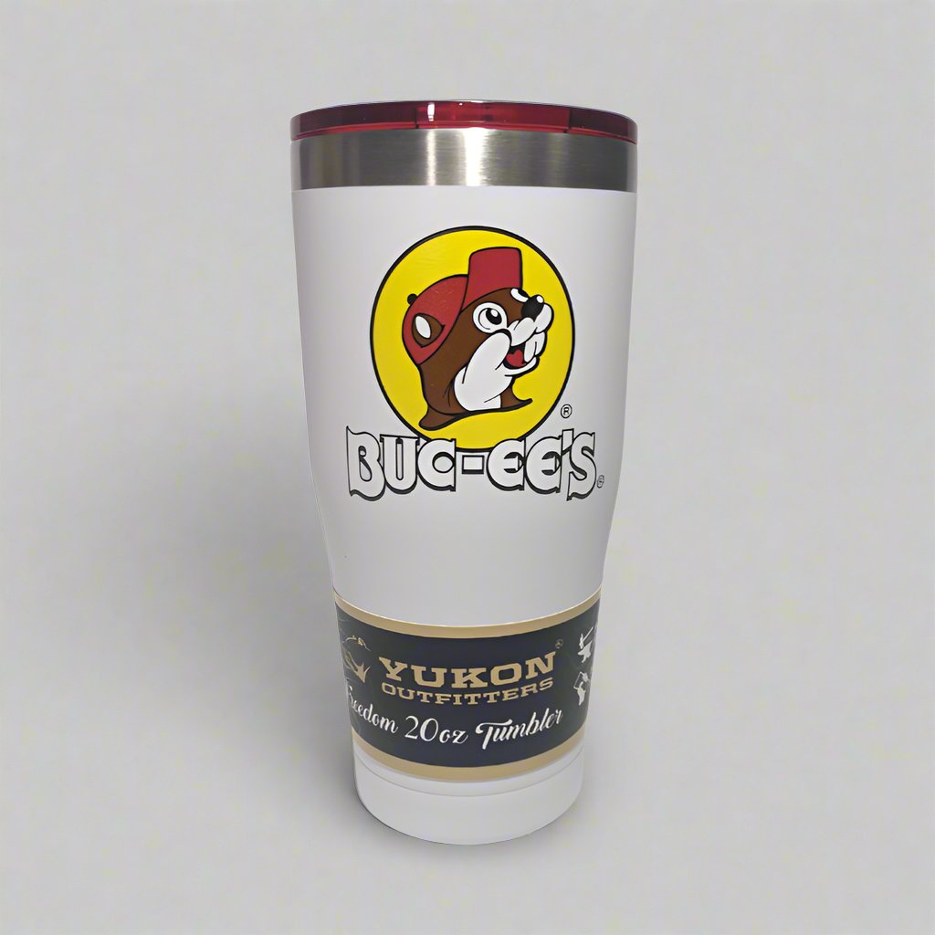 Buc-ee's white tumblers