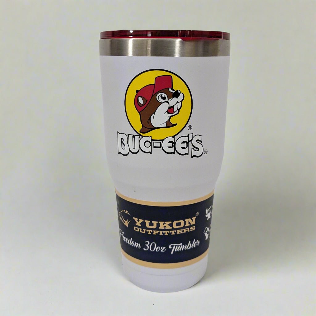 Buc-ee's white tumblers