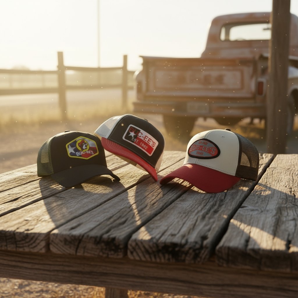 Buc-ee's trucker patch hats