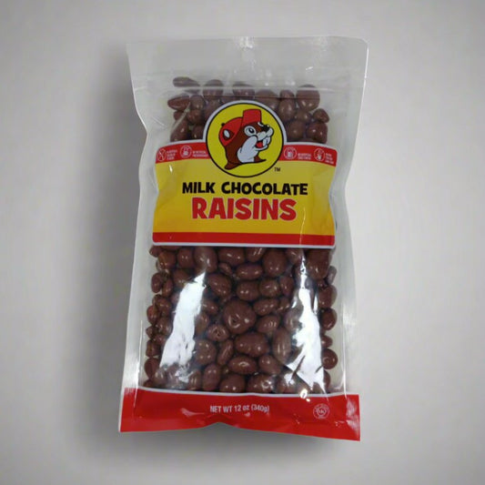 Buc-ee's milk chocolate raisins