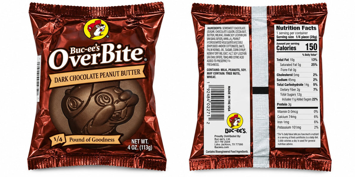 Buc-ee's overbites chocolate