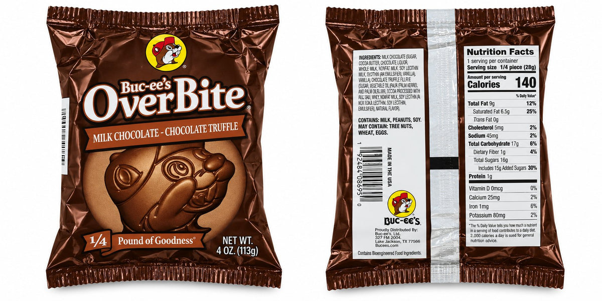 Buc-ee's overbites chocolate