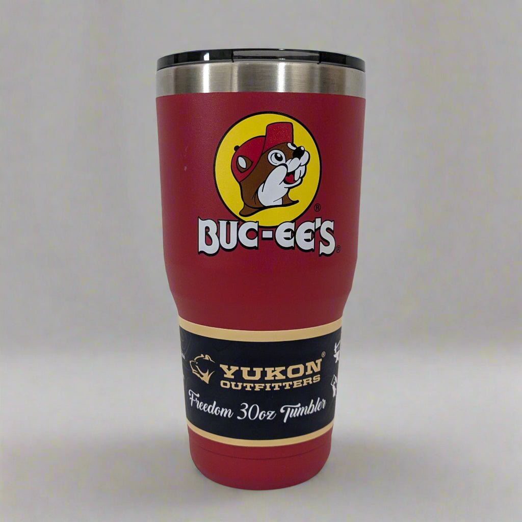 Buc-ee's red tumblers