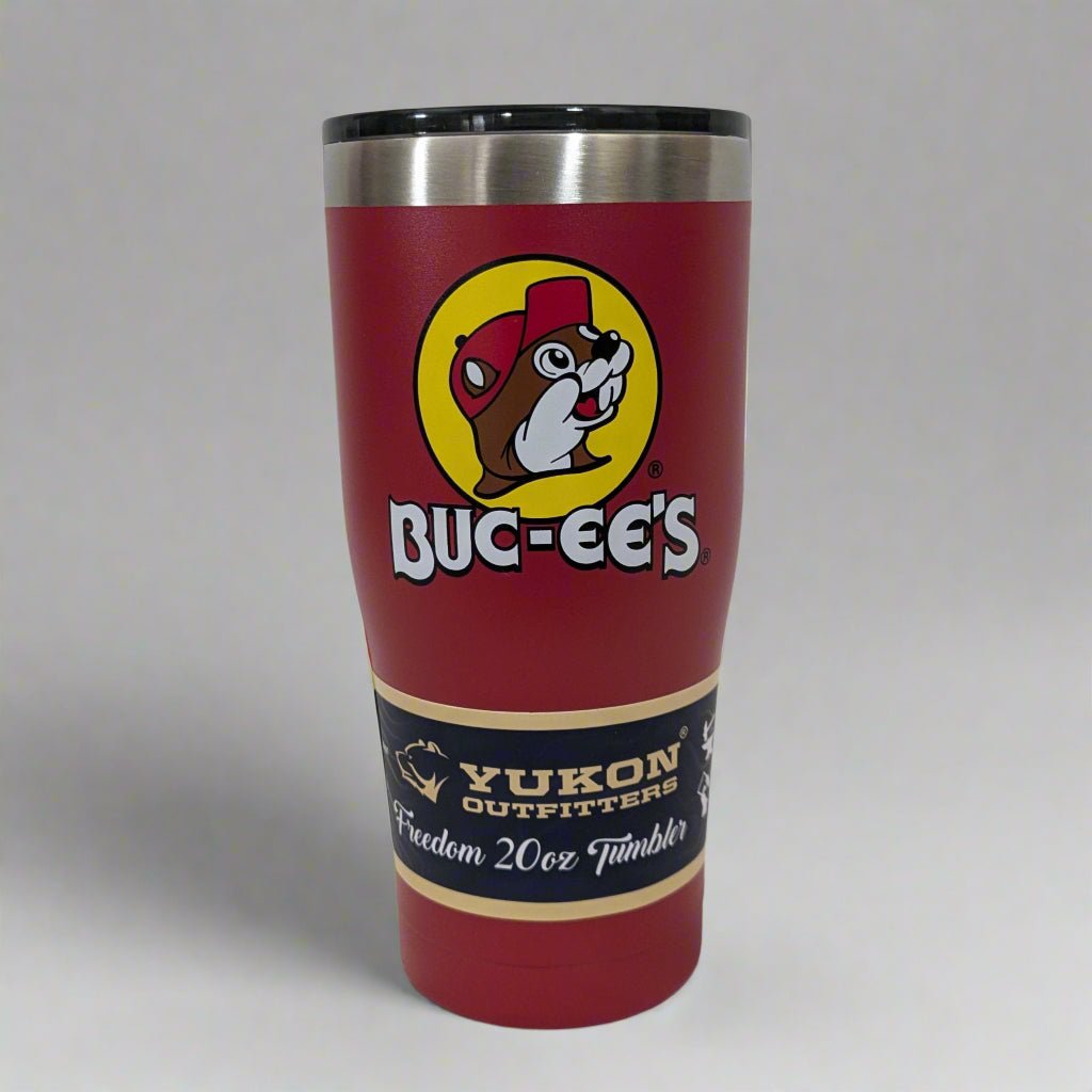 Buc-ee's red tumblers