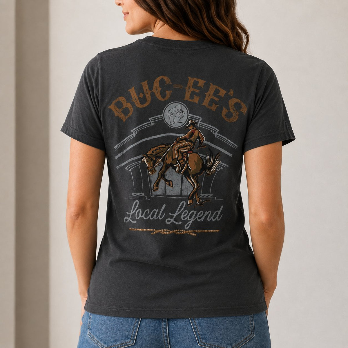 Buc-ee's "Local Legend" Gray Shirt
