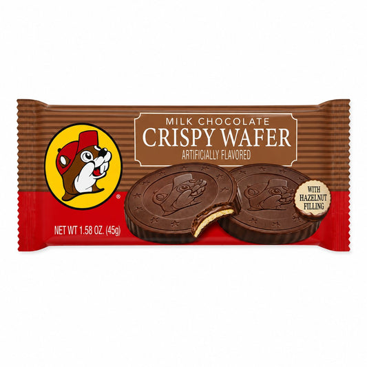 Buc-ee's Chocolate Crispy Wafers