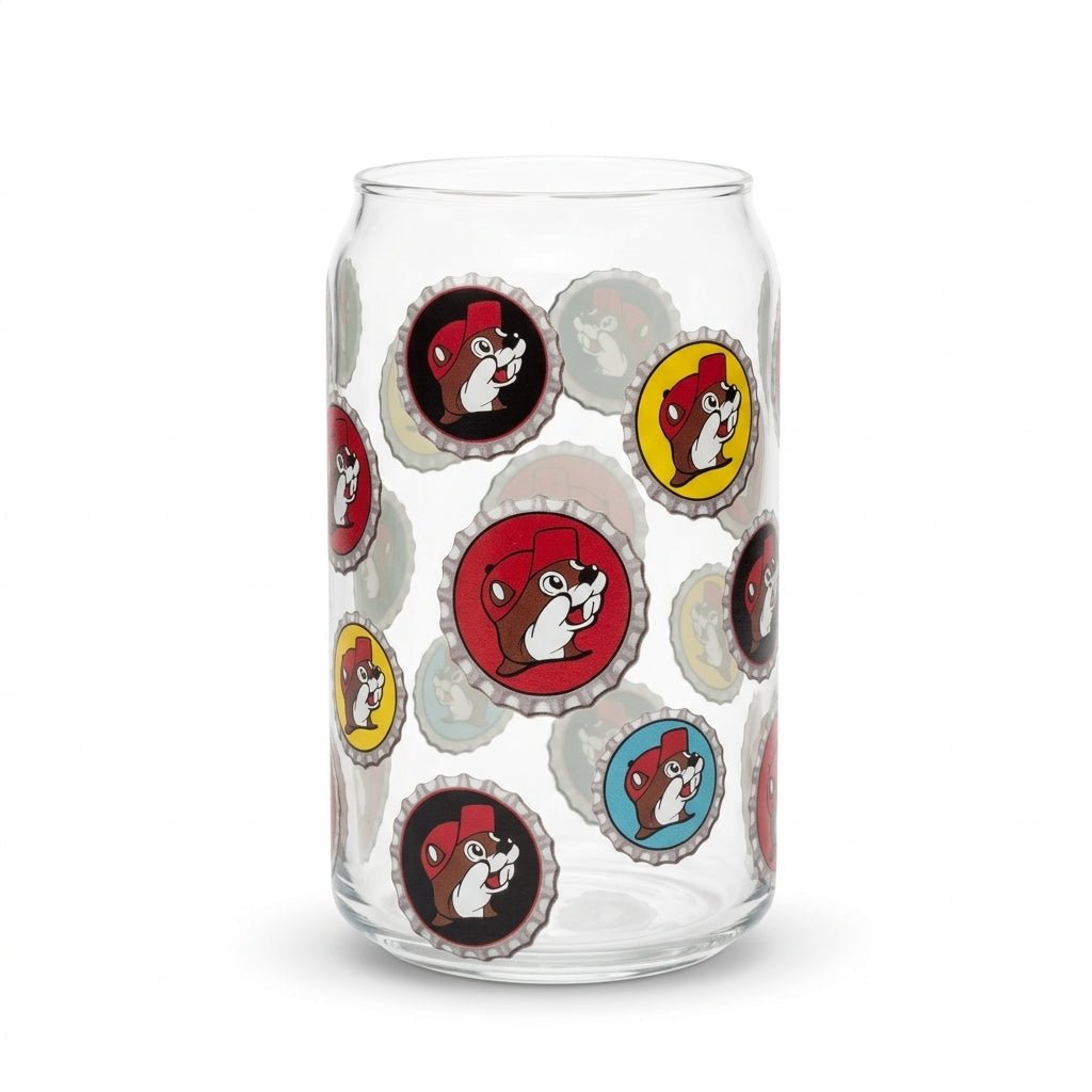 Buc-ee's 12oz Can-Shaped Glass
