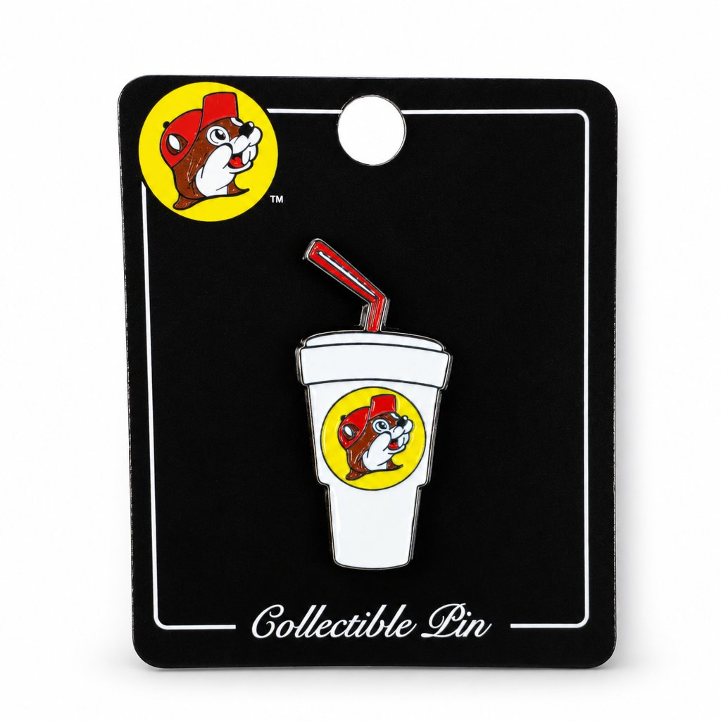 Buc-ee's collectible logo cup lapel pin