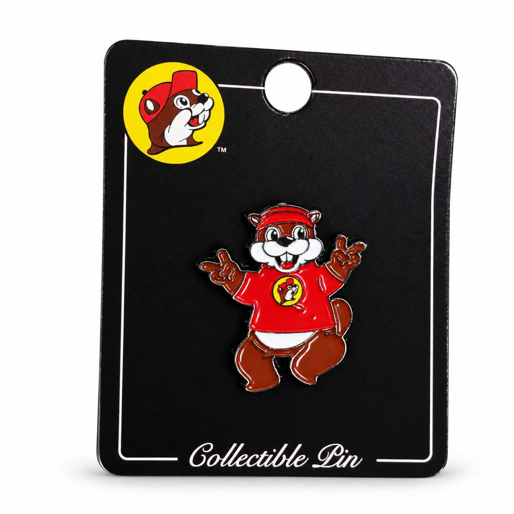 Buc-ee's collectible mascot lapel pin