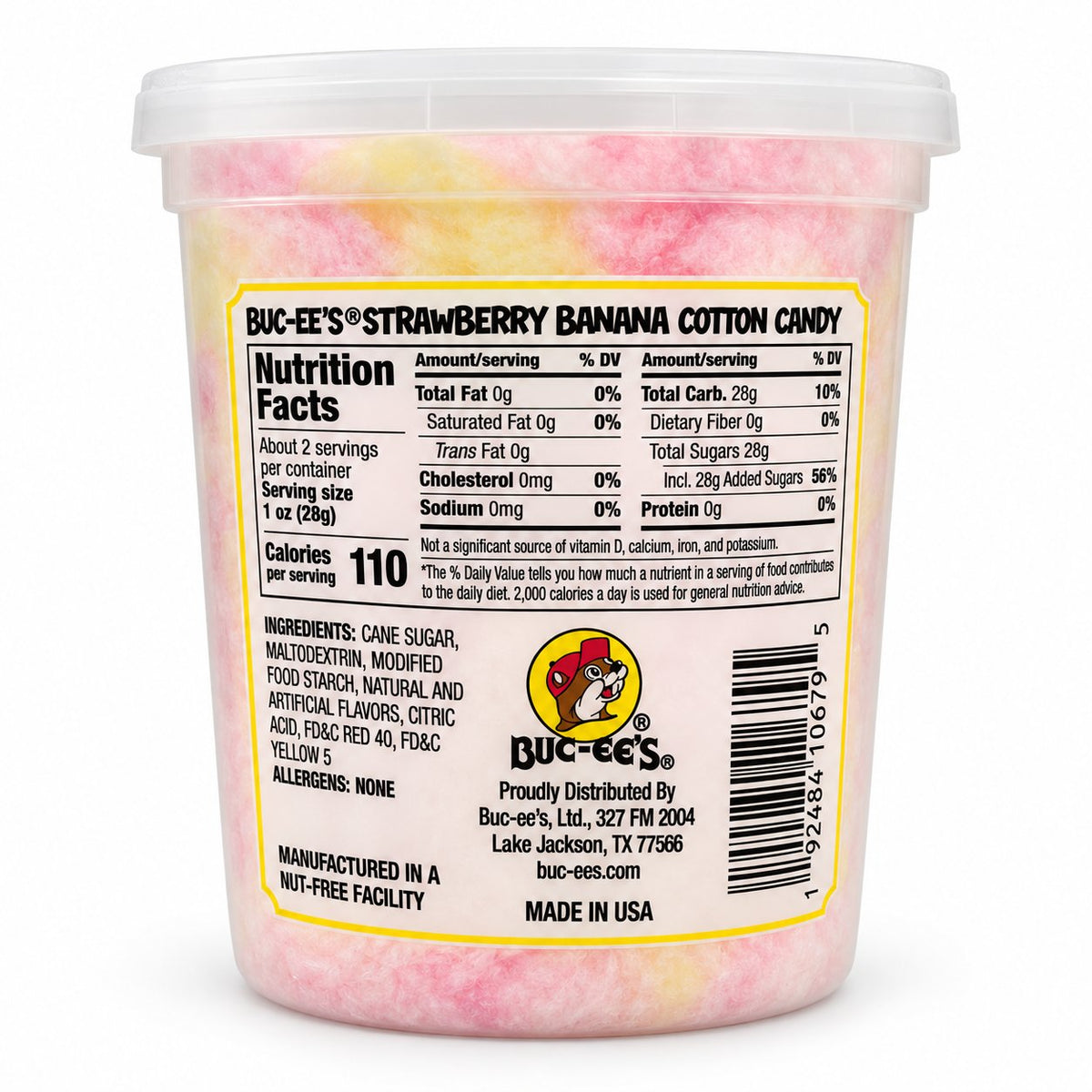 Buc-ee's cotton candy strawberry banana