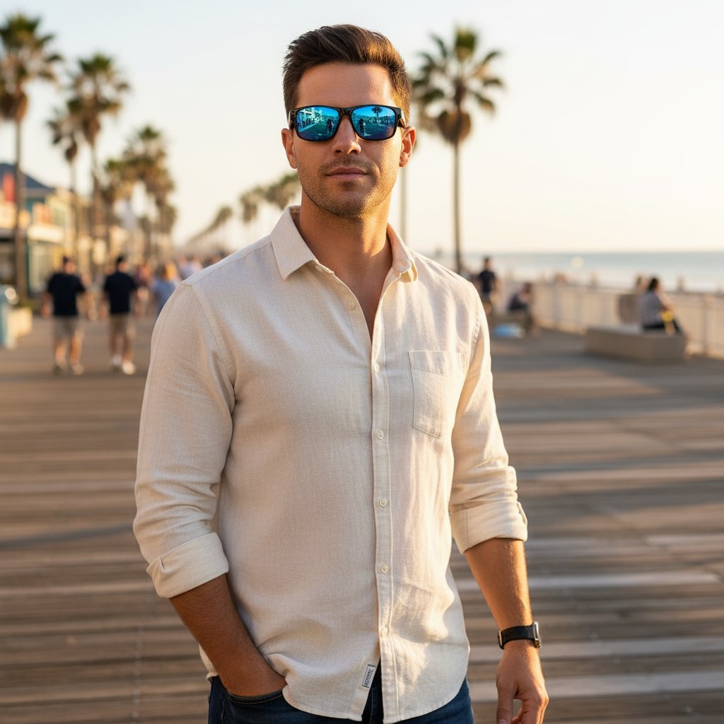 Buc-ee's mens black sunglasses