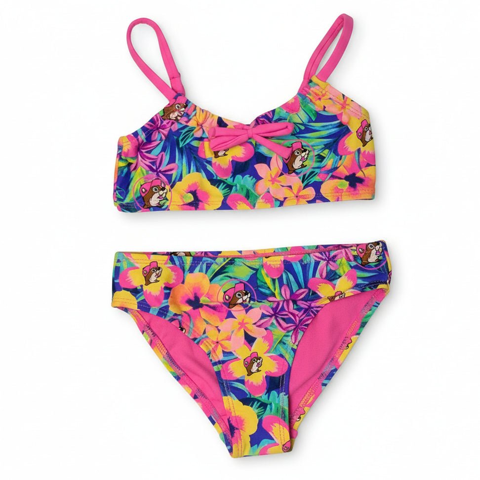 Buc-ee's tropical floral swimsuits