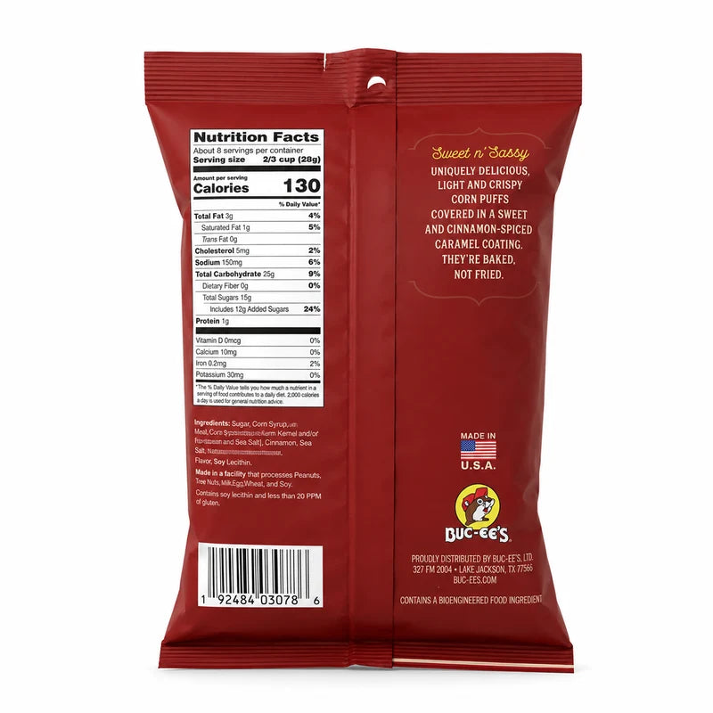 Buc-ee's Beaver Nuggets Cinnamon Sweet, 10 oz