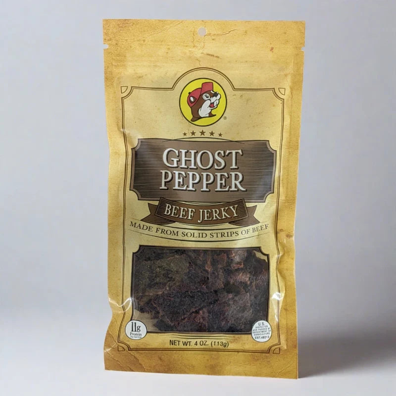 Buc-ee's Ghost Pepper Beef Jerky, 4 oz