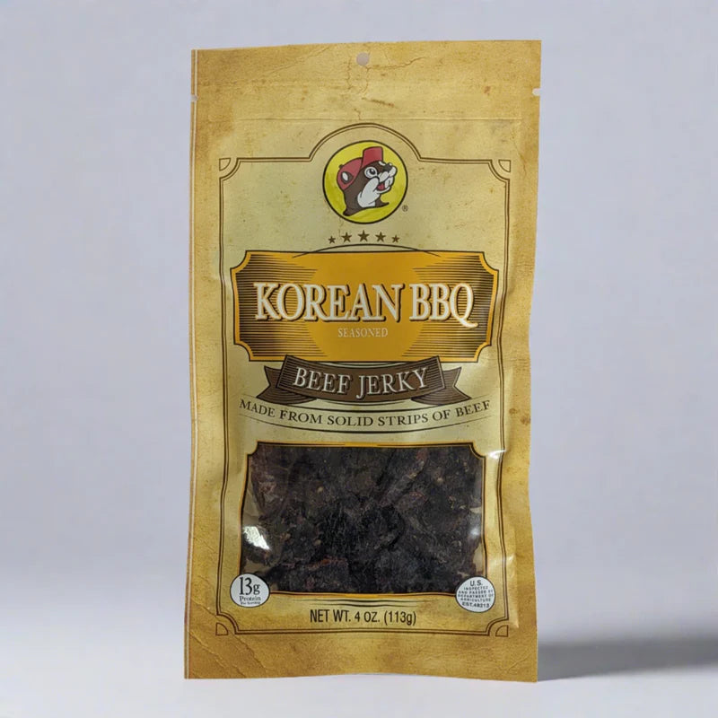 Buc-ee's Korean BBQ Beef Jerky, 4 oz