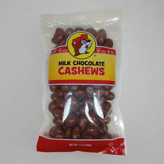 Buc-ee's Milk Chocolate Cashews, 12 oz