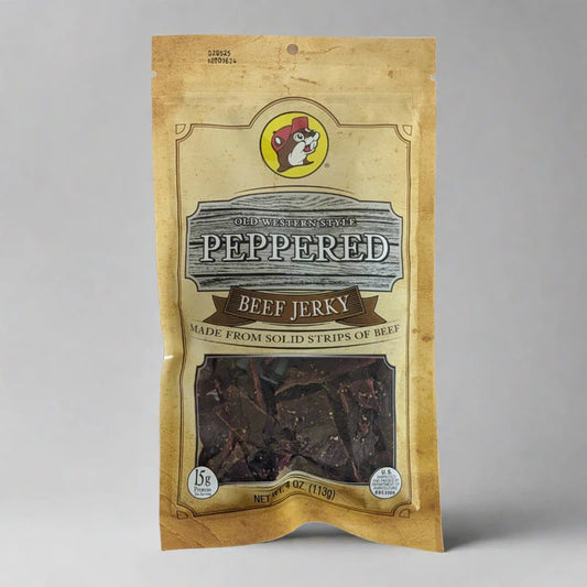 Buc-ee's Old-Western Style Peppered Beef Jerky, 4 oz