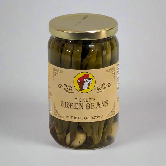 Buc-ee's Pickled Green Beans, 16 fl oz